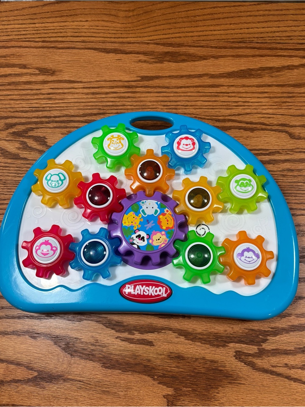 Vintage Playskool Explore 'N Grow Busy Gears Interactive Toy Music Lights
